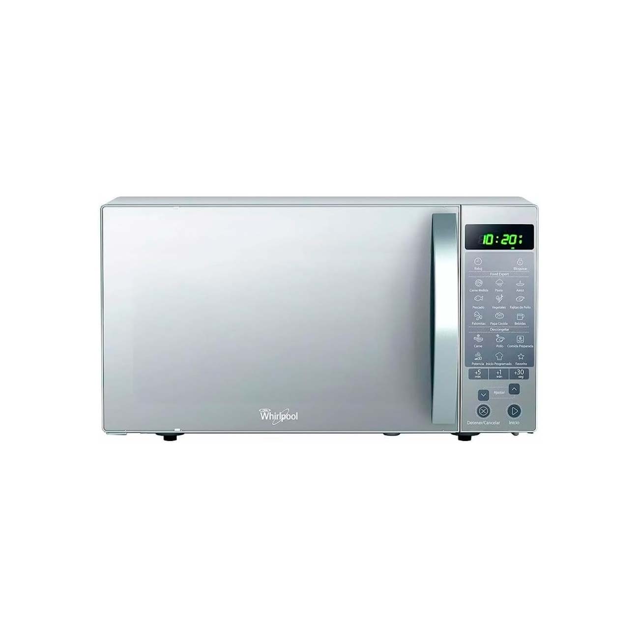 Horno de microondas whirlpool 1.1 p3 silver