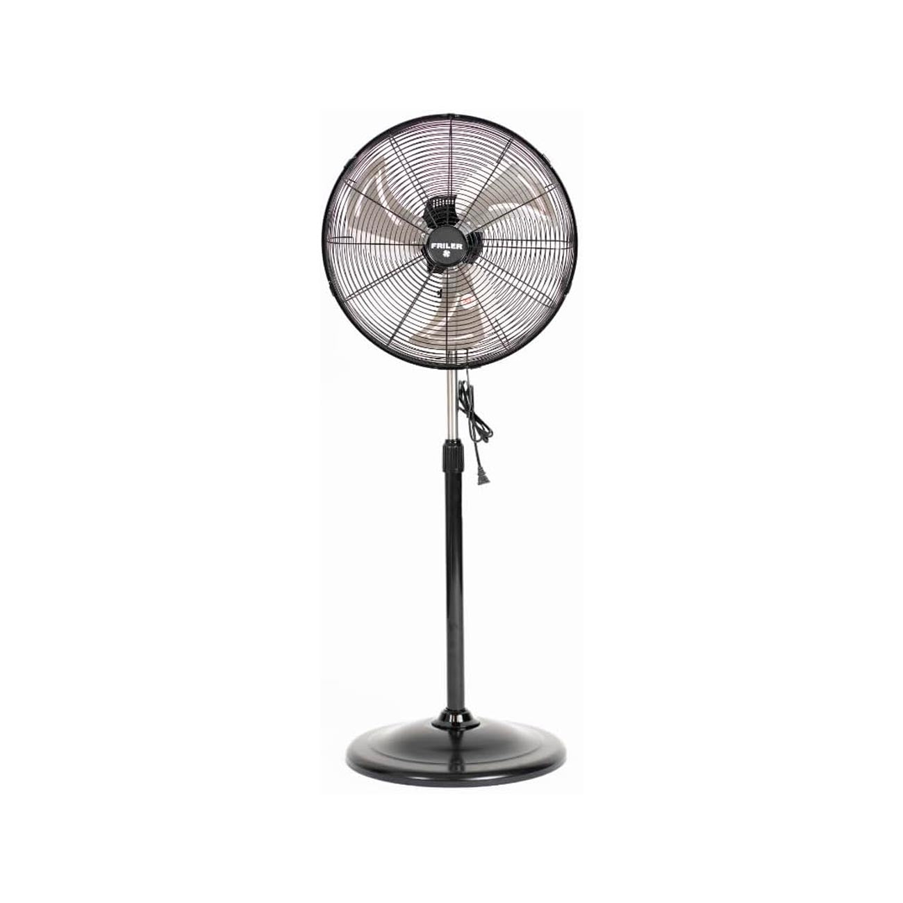 Ventilador de pedestal friler 18 pulgadas negro aspa metalica