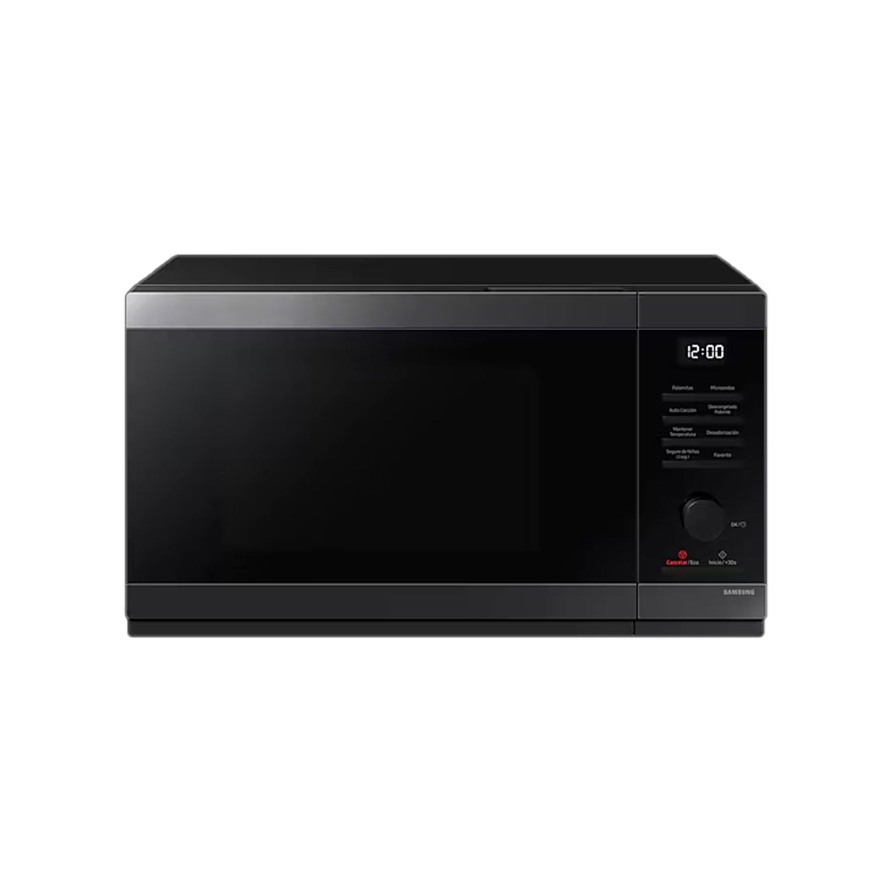 Horno de microondas samsung 1.1 p3 acero inoxidable power defrost