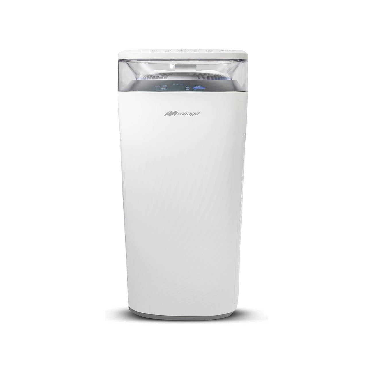 Purificador de aire mirage con filtro portable hepa 13 filter m3/h 110v blanco