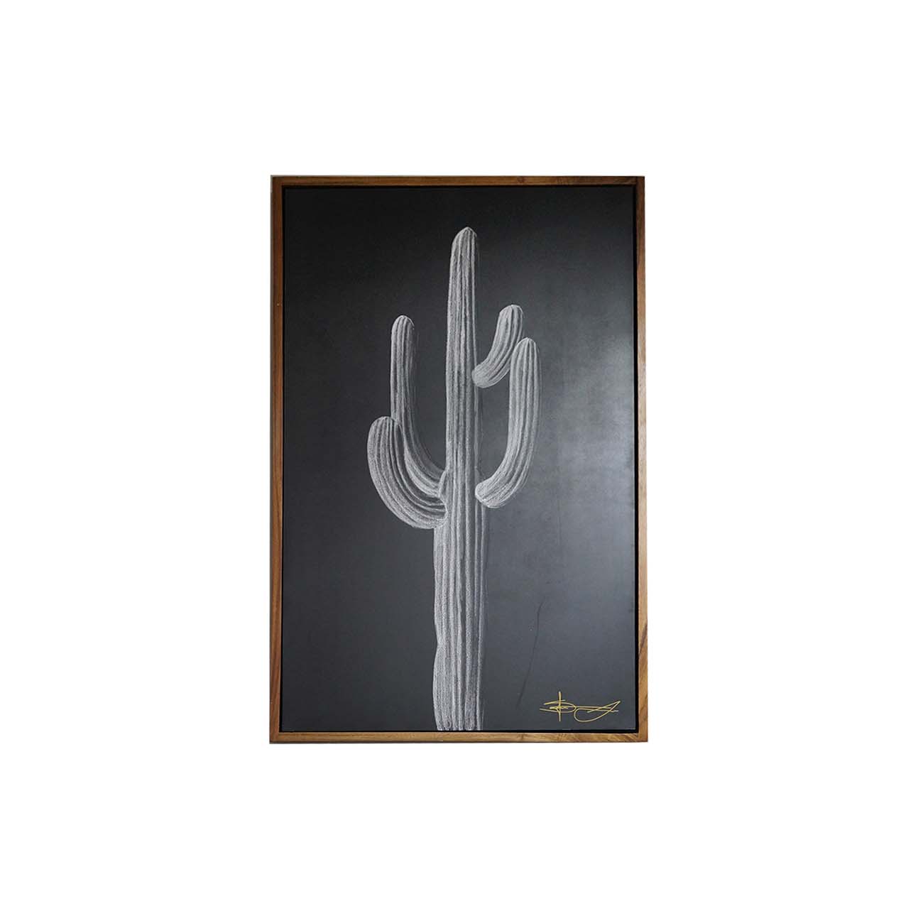 Cuadro cactus Black