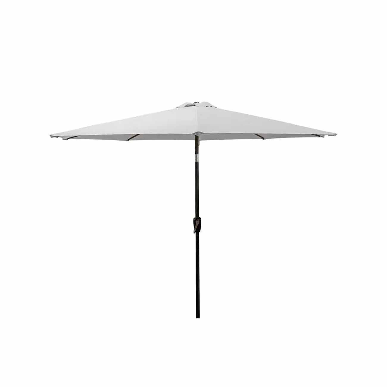 Sombrilla Blum BLANCA para jardin con angulo de inclinación blanca