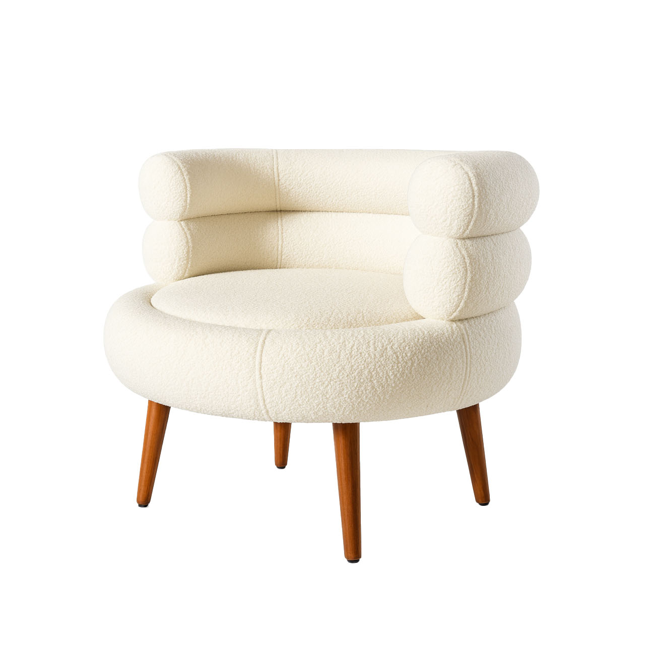 Sillon Rainbow beige nogal