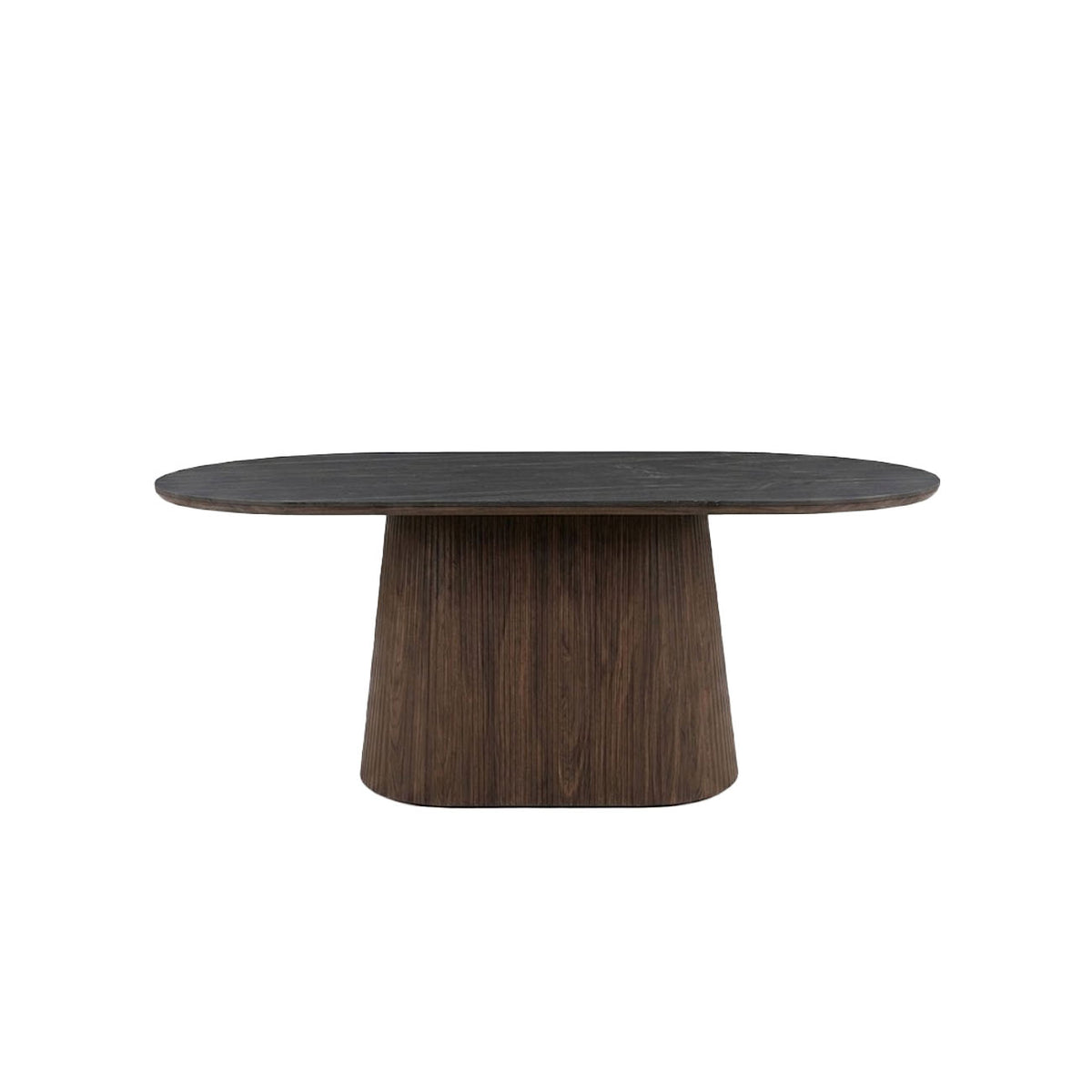 Mesa de comedor Kota Marmol Via Lactea/Nogal