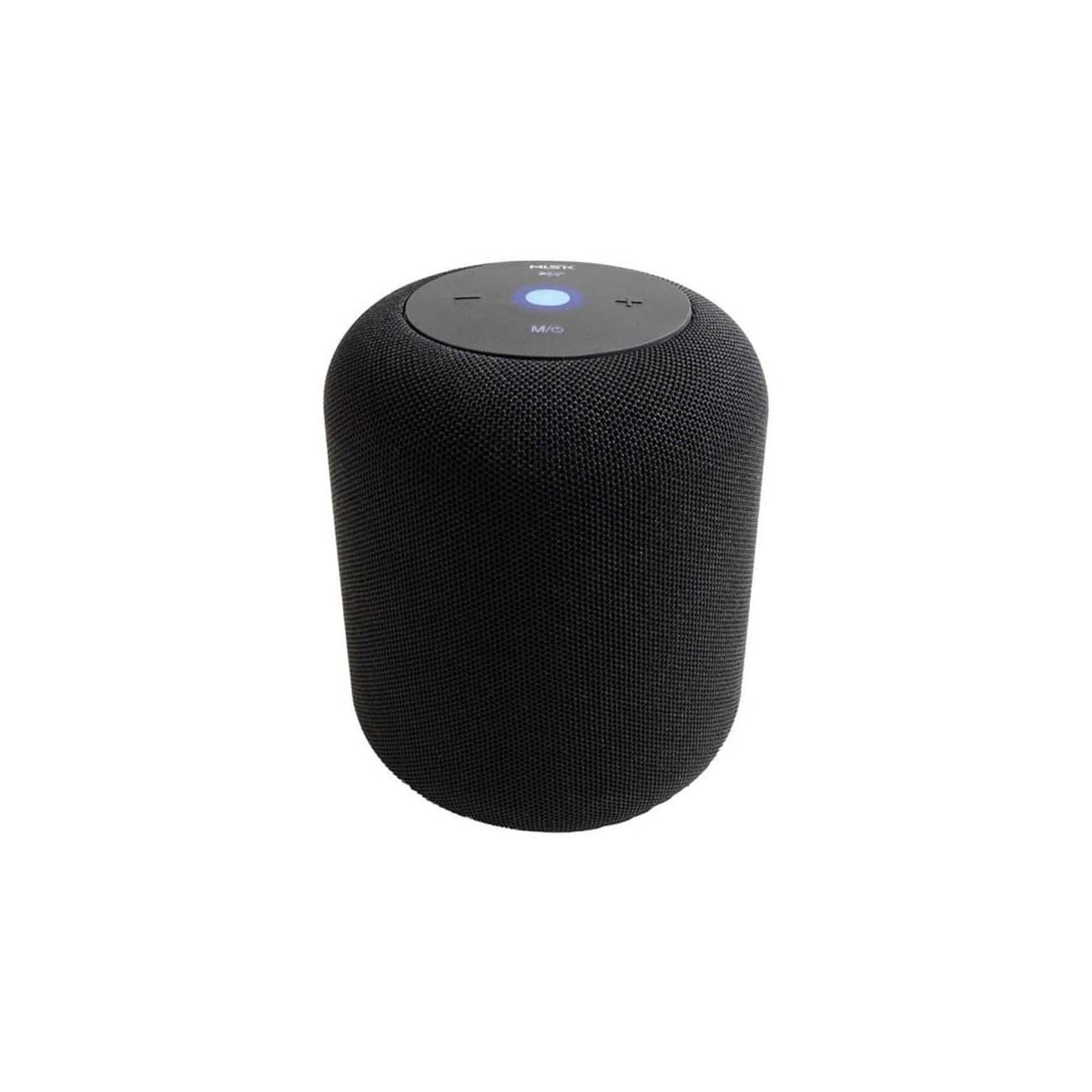Bocina misik 7 pulgadas bluetooth 360° tws con reproductor de USB/Tarjeta SD y Radio FM negro