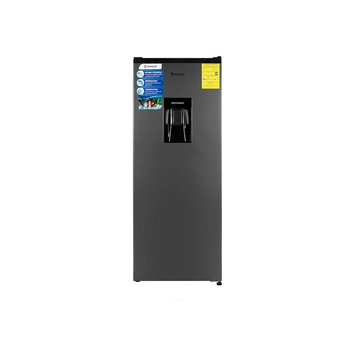Refrigerador aurus 7 p3 despahador de agua negro