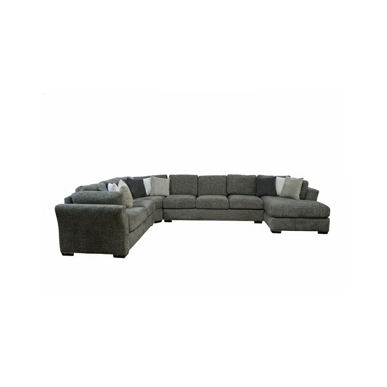Sala modular Katina 5 pz en tapiz cafe