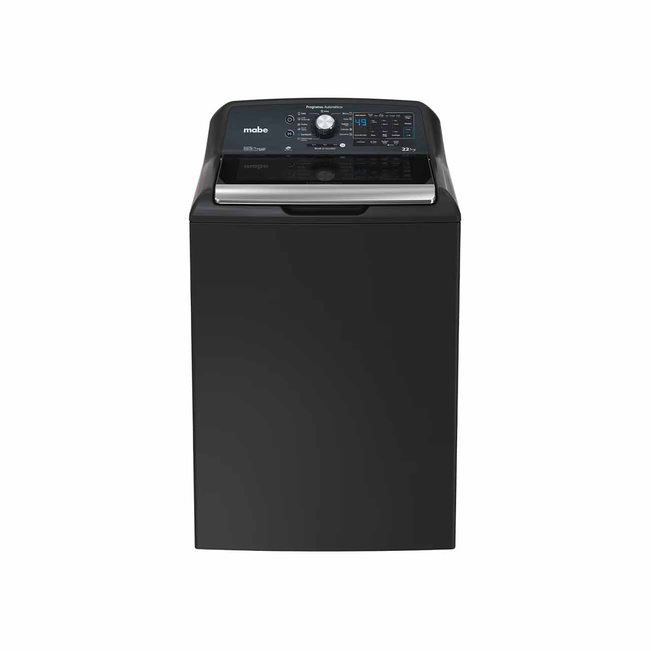Lavadora mabe 22 kilos automatica gris