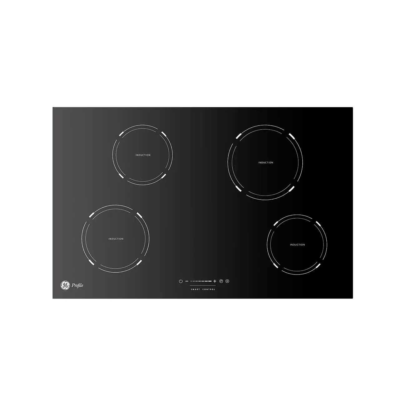 Parrilla ge profile 80 cm cristal vitroceramica negro