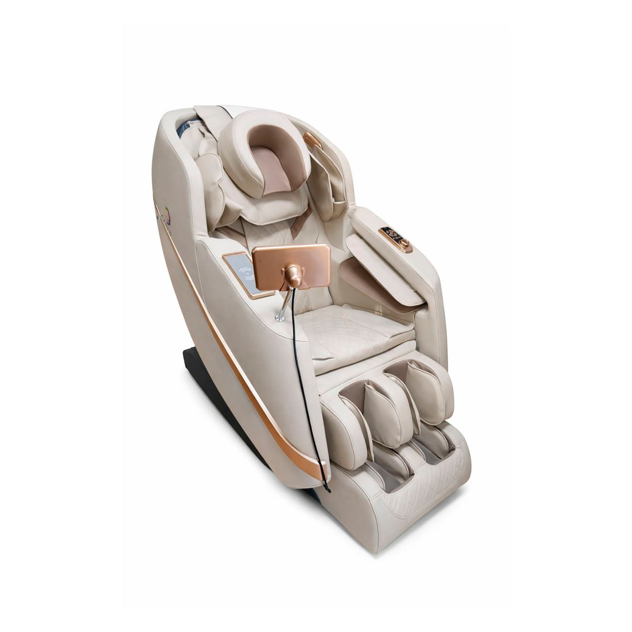 Reclinable Urus color beige con masaje y gravedad cero