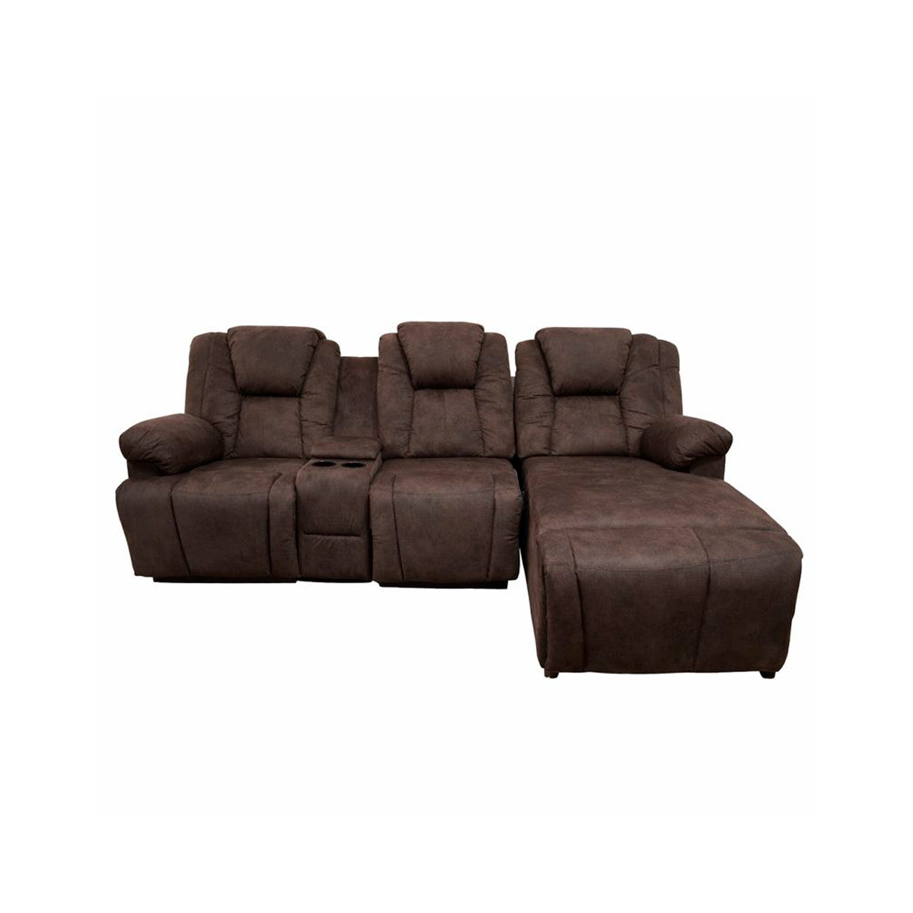 Sala esquinera River Down choco Chaise Longue