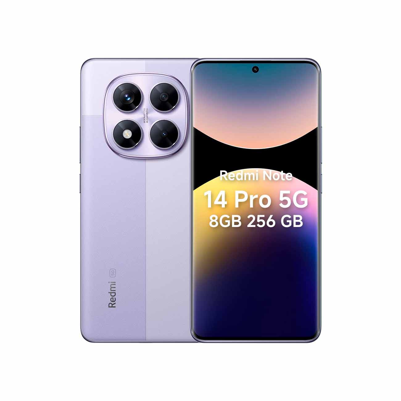 Celular Redmi Note 14 Pro + 5g 256gb/8gb violeta lavanda