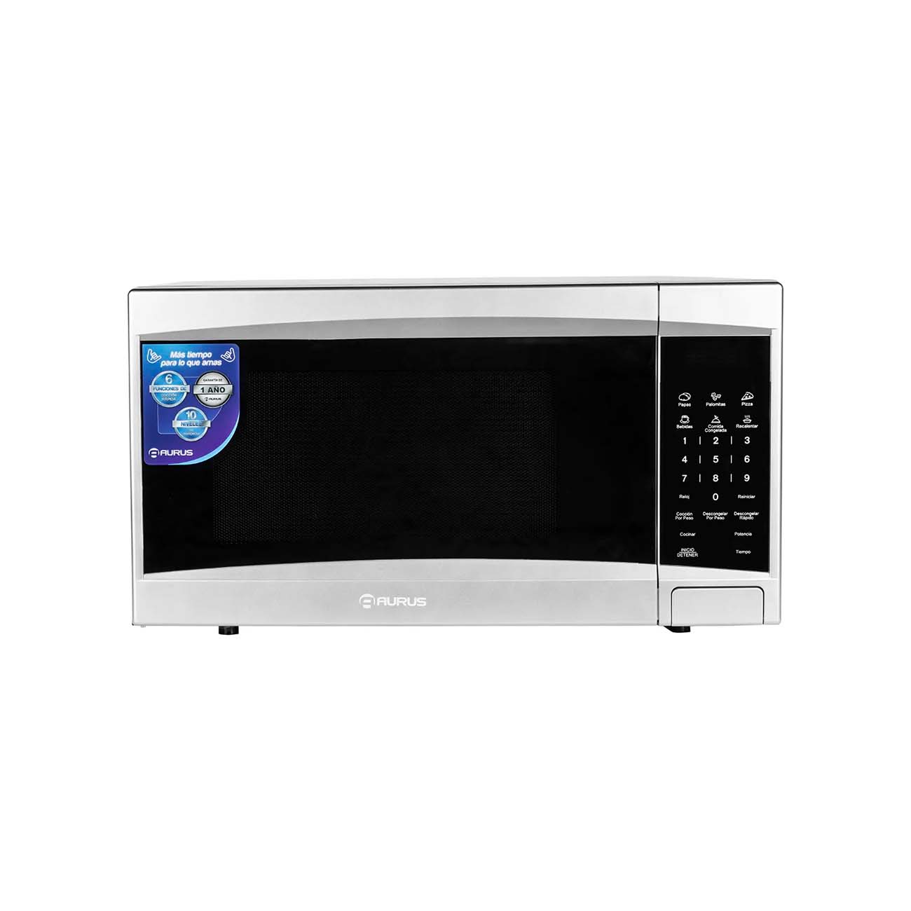 Horno de microondas Aurus 0.7 p3 silver espejo