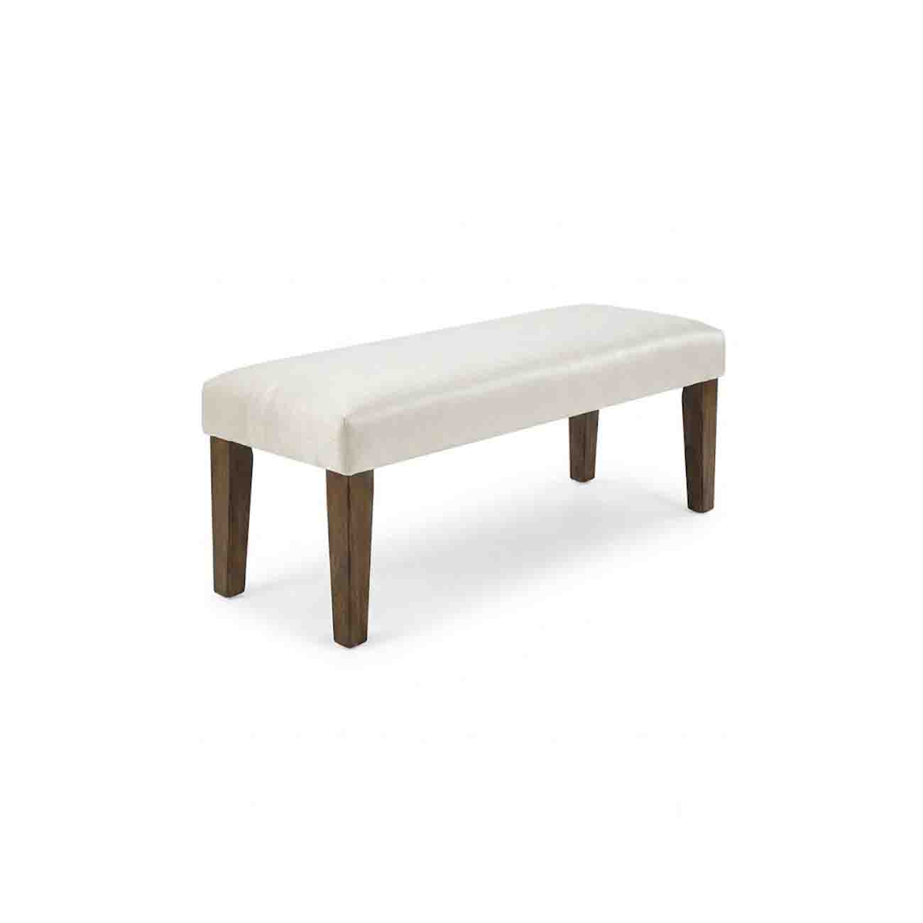 Banca modelo Ely tapizada en color beige