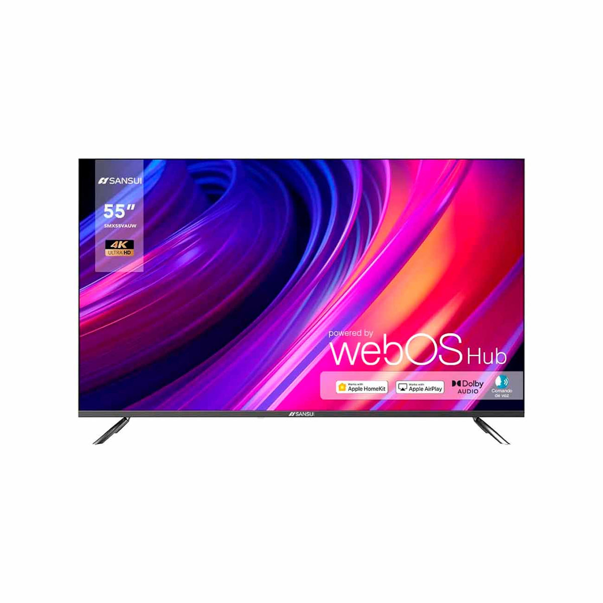Pantalla sansui 55 pulgadas smart tv ultra hd 4k webos