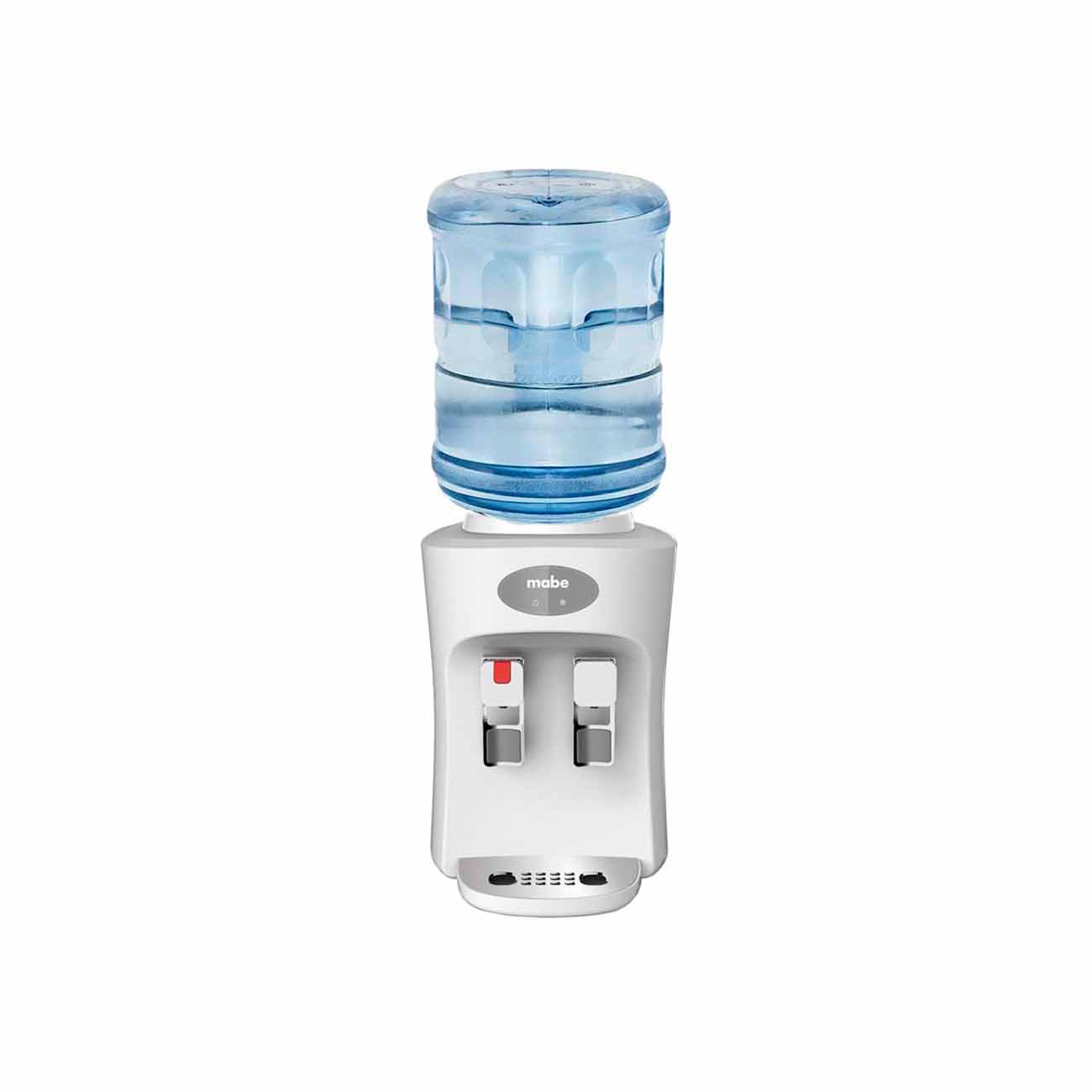 Dispensador de agua templada y caliente 2 llaves blanco mesa