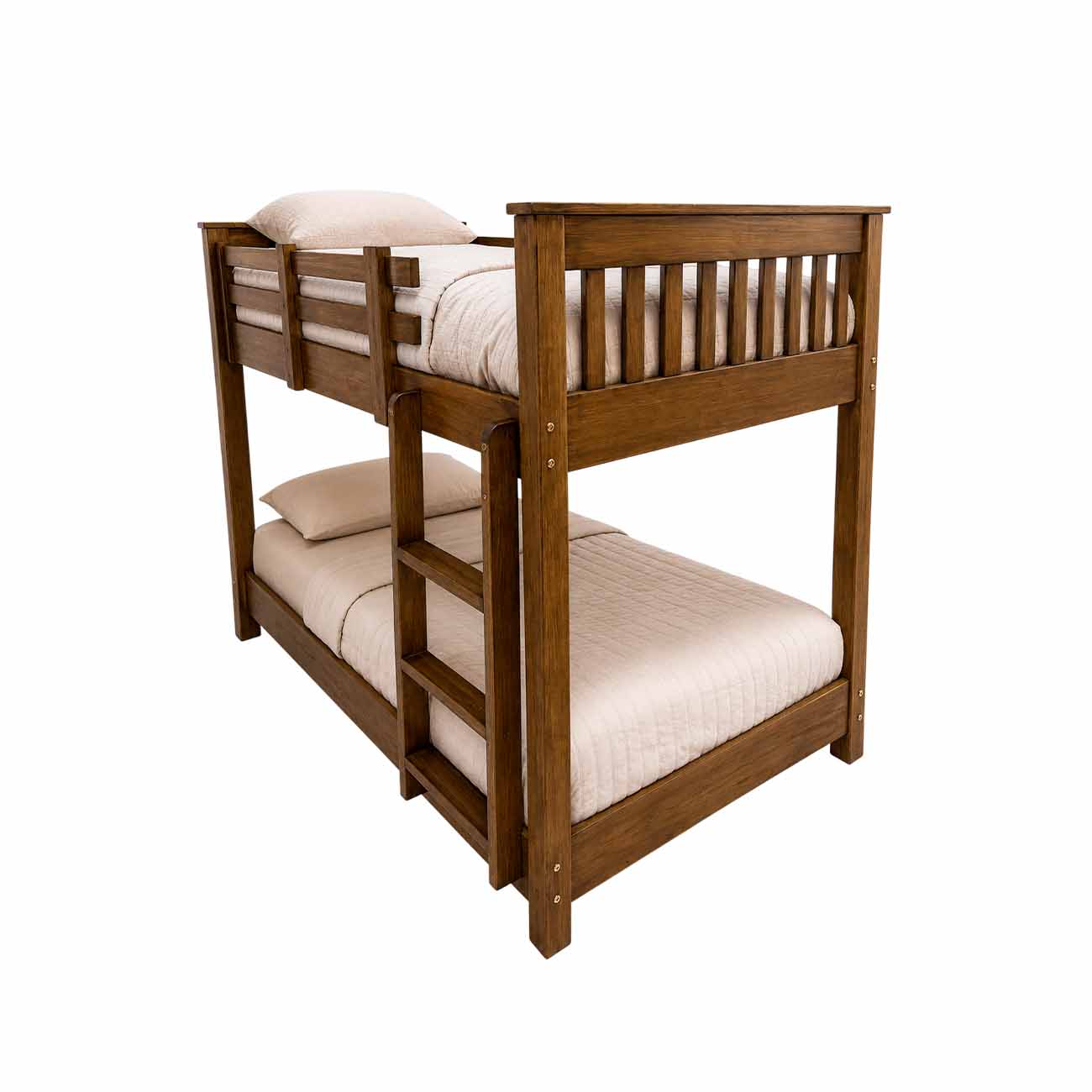 Litera infantil de madera color roble diseño clasico y resistente