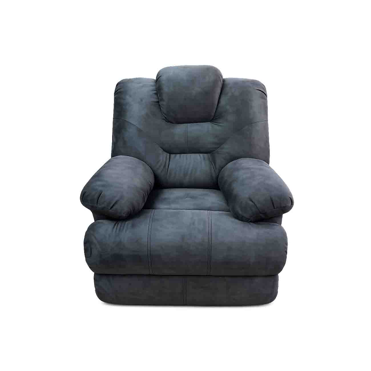 Sillon reclinable con masaje en modelo Bari color gris