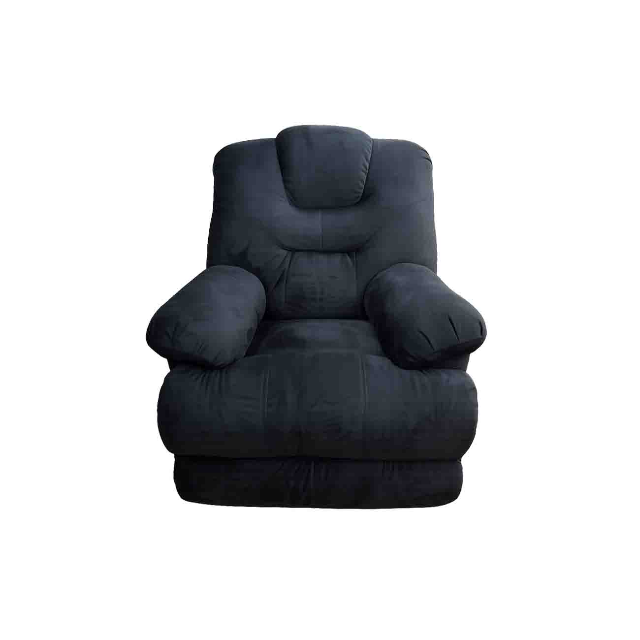 Sillon reclinable con masaje en modelo Bari color negro