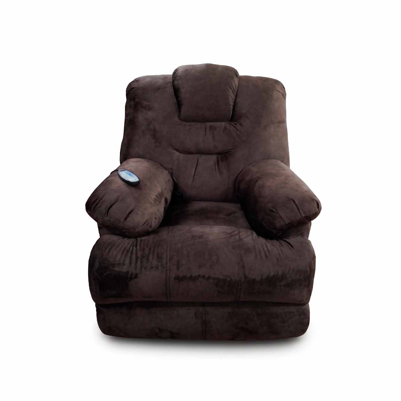 Sillon reclinable con masaje en modelo Bari color chocolate