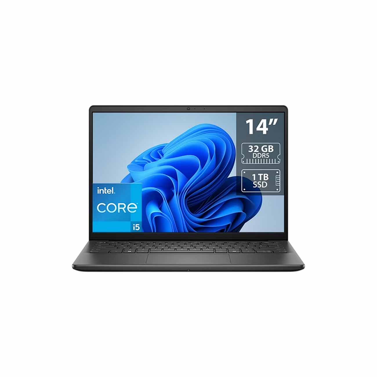 LAPTOP DELL INSPIRON 5440 Ci5 1334U, 32GB DDR5, SSD 1 TB, 14", VIDEO UHD GRAPHICS, W11H, TECLADO ING