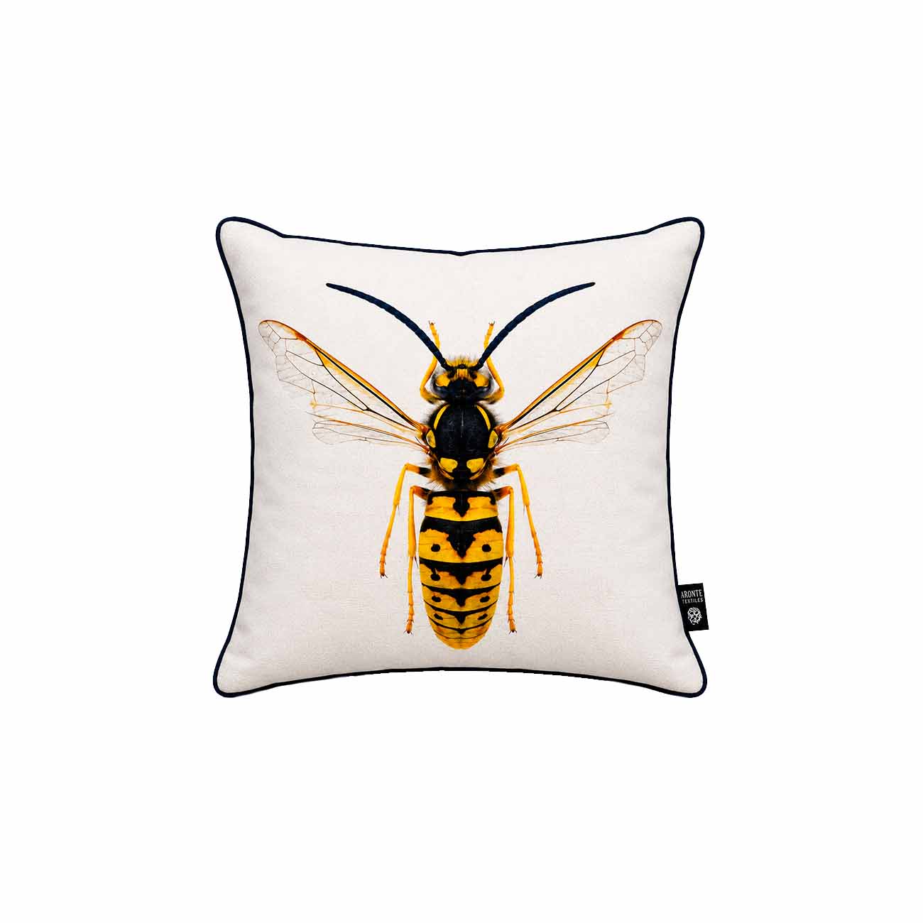 Cojin decorativo de avispa 50x50 cm