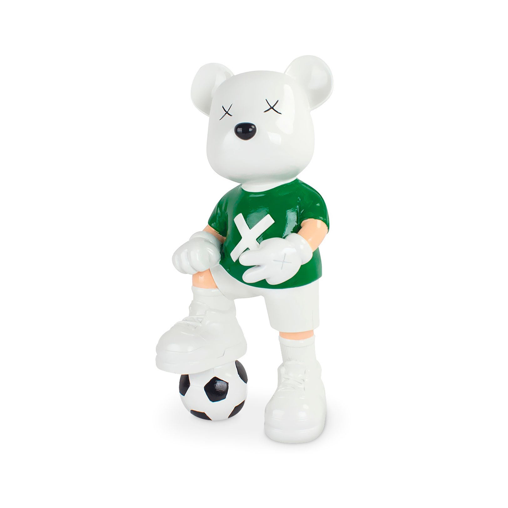 Bocina misik portatil decorativa mono mundial verde