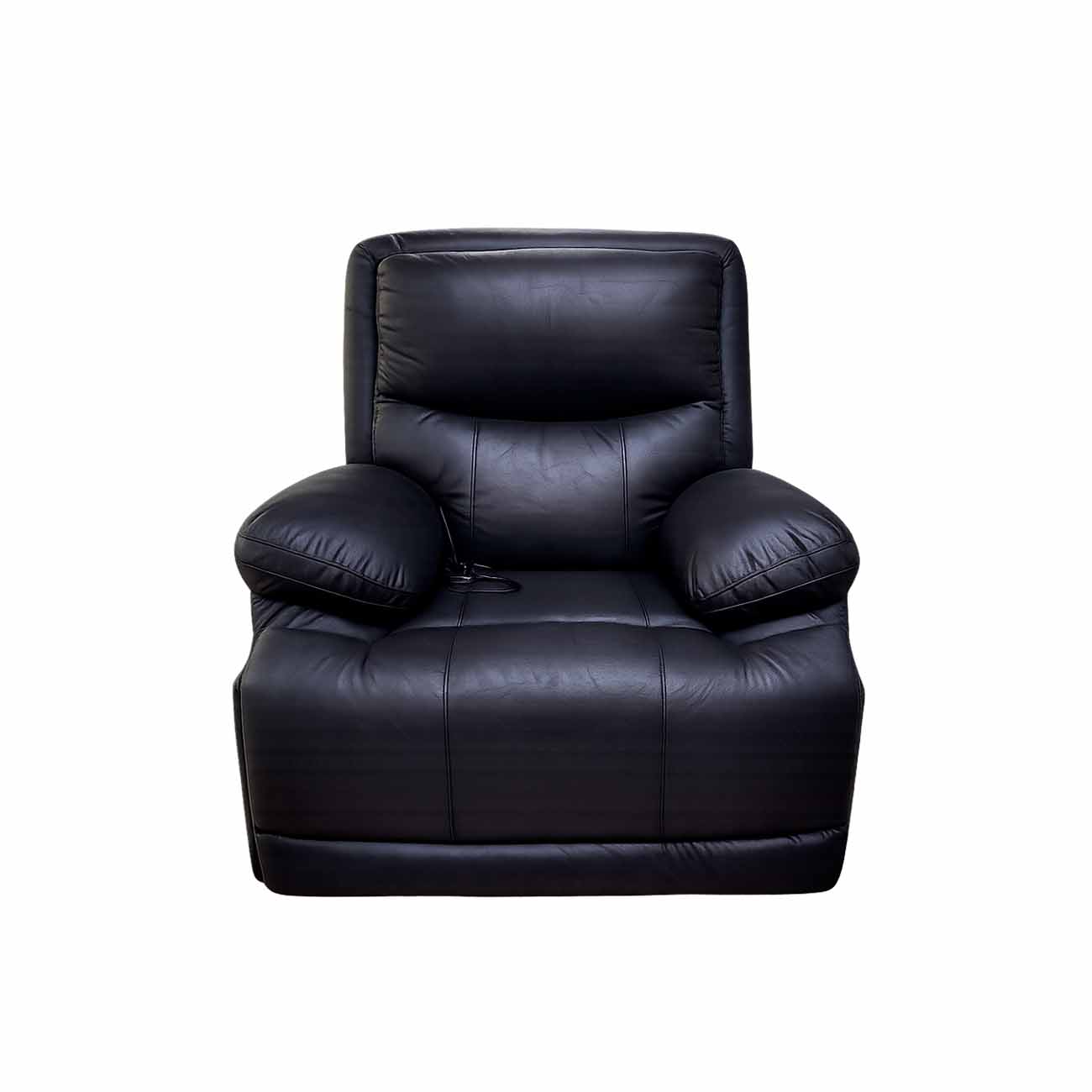 Reclinable Ozzie color negro electrico con masaje