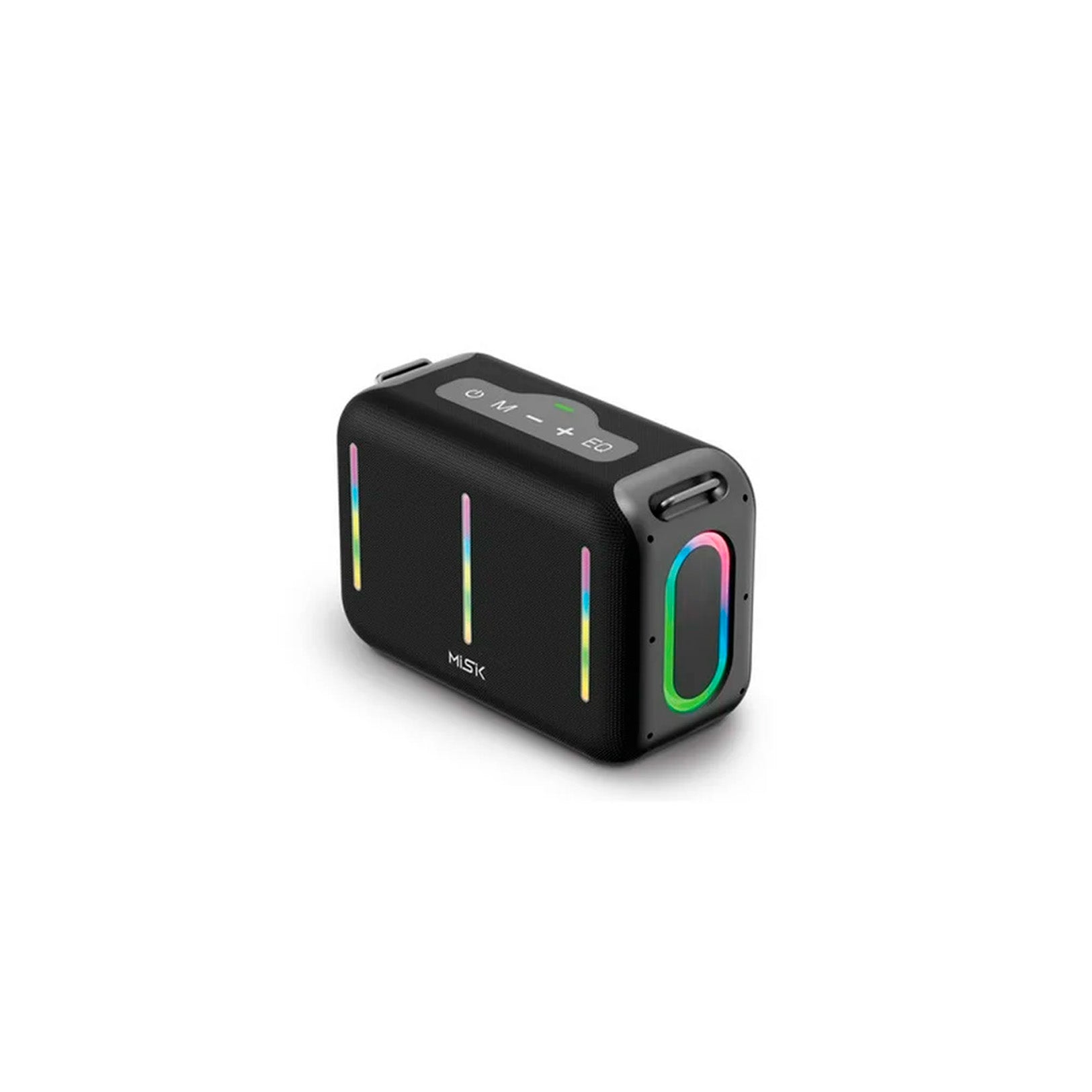 Bocina misik portatil de lata potenia luz led y usb