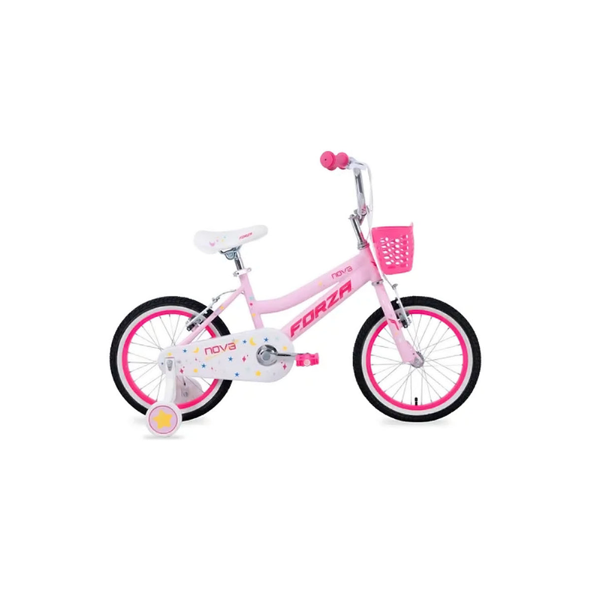 BICICLETA FORZA BMX NOVA R16 1V. NIÑA FRENOS "V" ACERO ROSA CLARO TALLA:UN MARCA BENOTTO