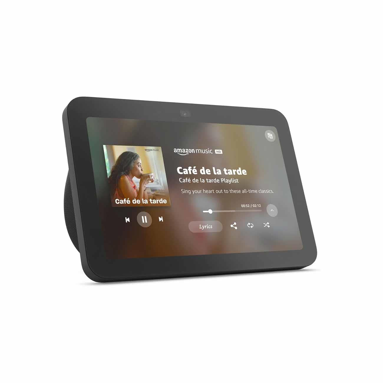 AMAZON ASISTENTE DE VOZ ECHO SHOW 8 GEN 3 8", INALAMBRICO, BLUETOOTH, NEGRO
