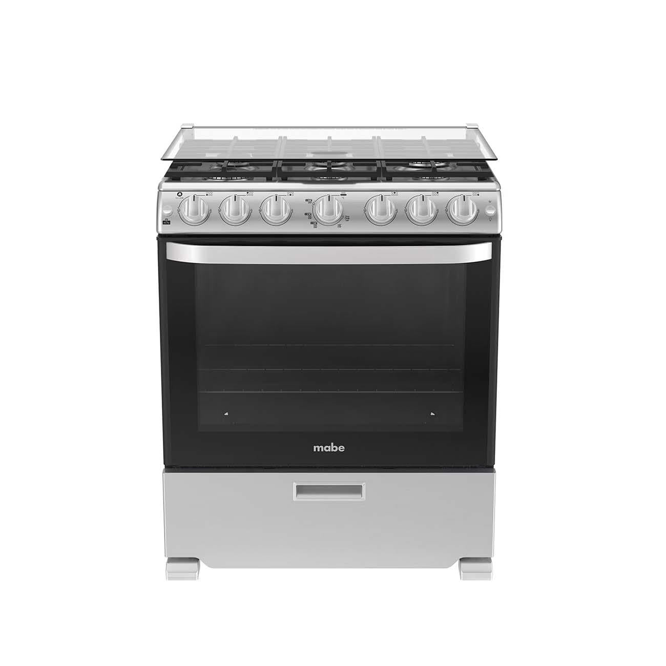 Estufa mabe 76 cm acero inoxidable con Air Fry Acero con capelo