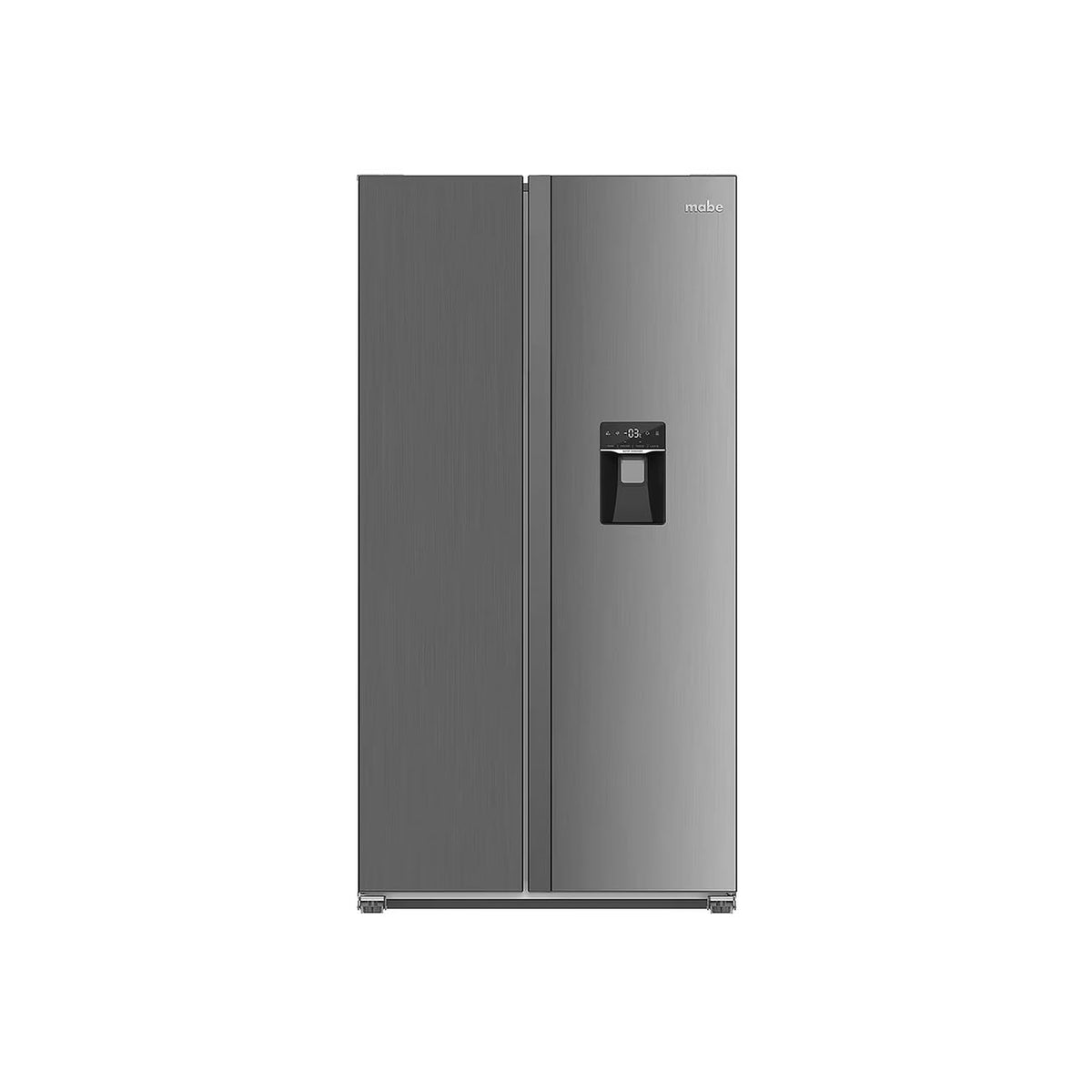 Refrigerador mabe 19 p3 acero inoxidable 2 puertas despachador de agua