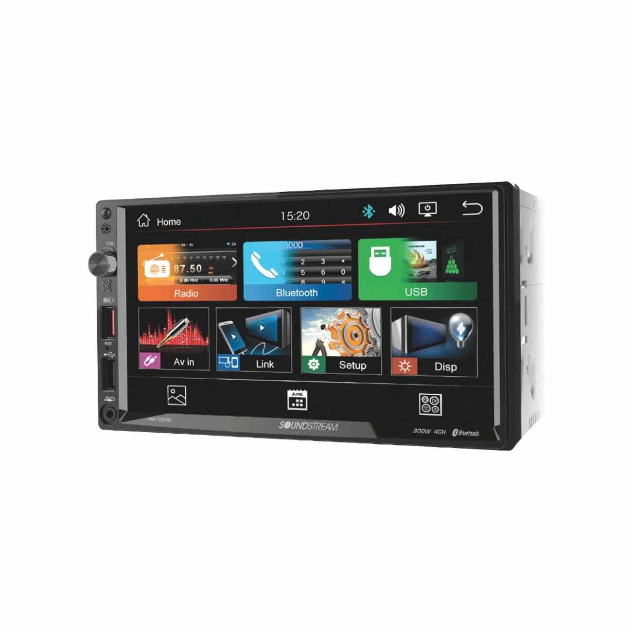 Autoestereo Soundstream Pantalla 7 Android Bt Usb  Pantalla táctil de 7 pulgadas