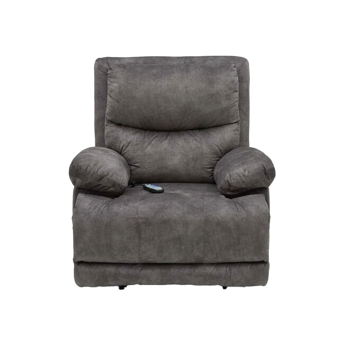 Reclinable Ozzie color gris electrico con masaje