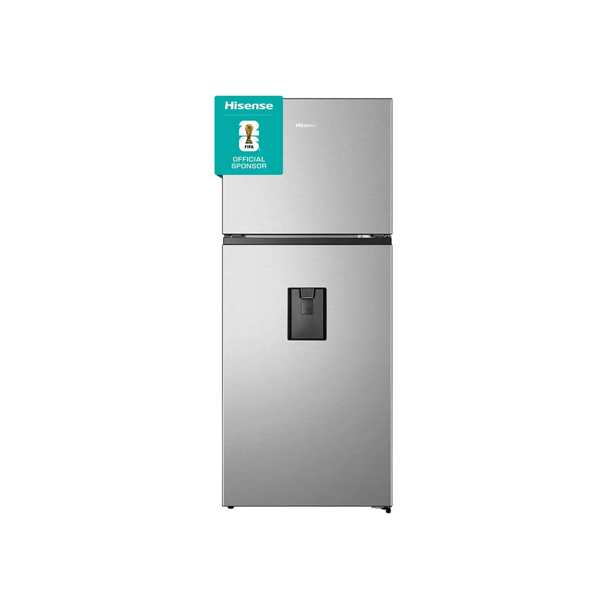 Refrigerador hisense 14 pies con despachador silver inverter Dispensador de Agua