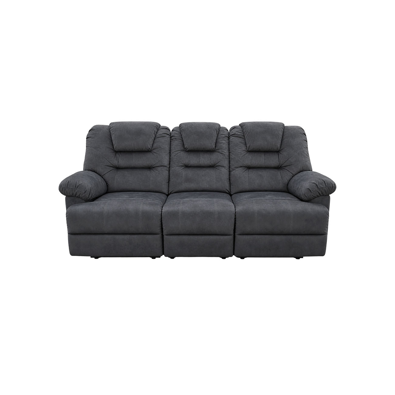 Sofa modelo Barricello color gris con mecanismo manual
