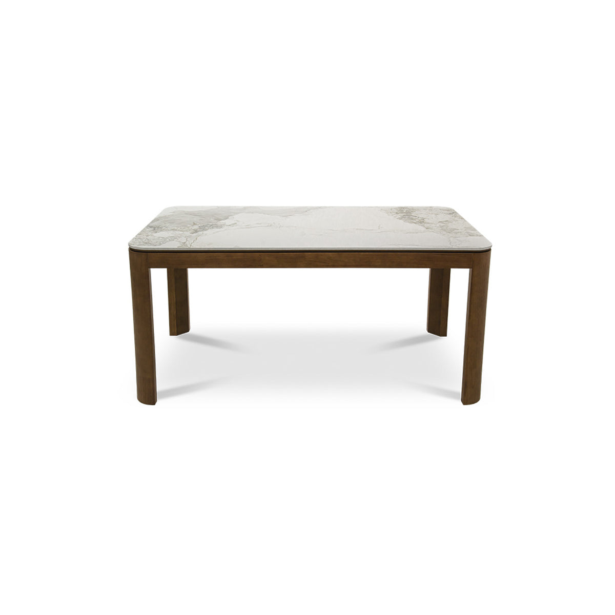 Mesa de comedor modelo Luner color nogal