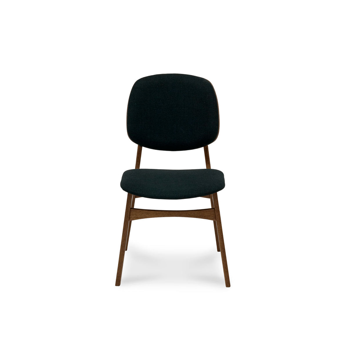 Silla modelo Kan color oxford con nogal