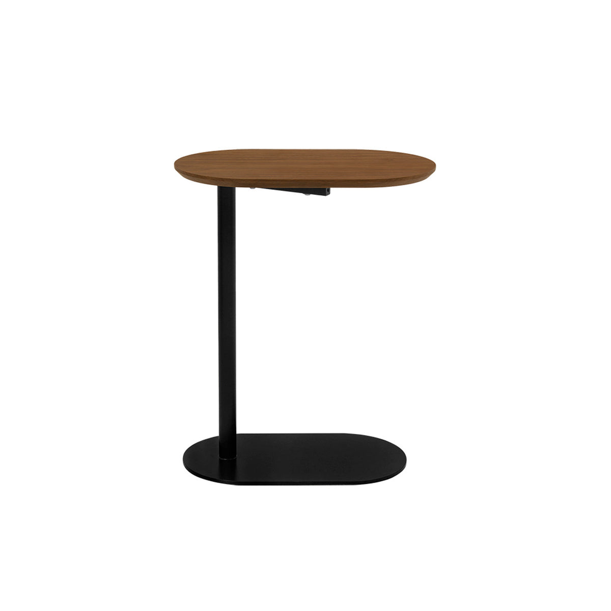 Mesa lateral modelo Nuvo color nogal