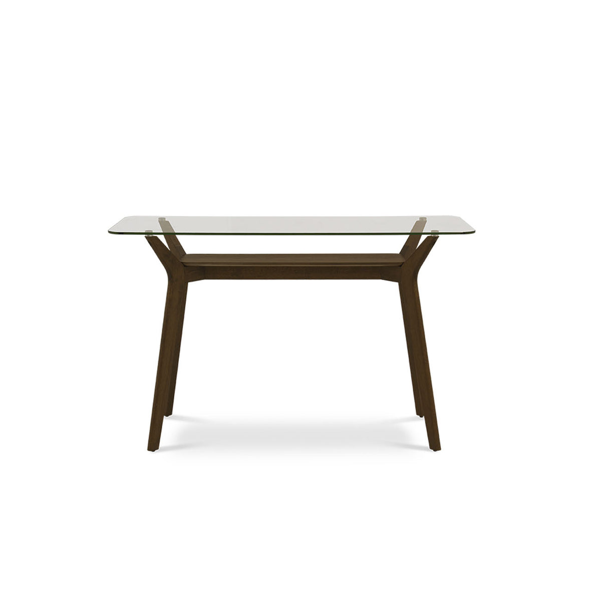 Mesa consola modelo Seos color nogal