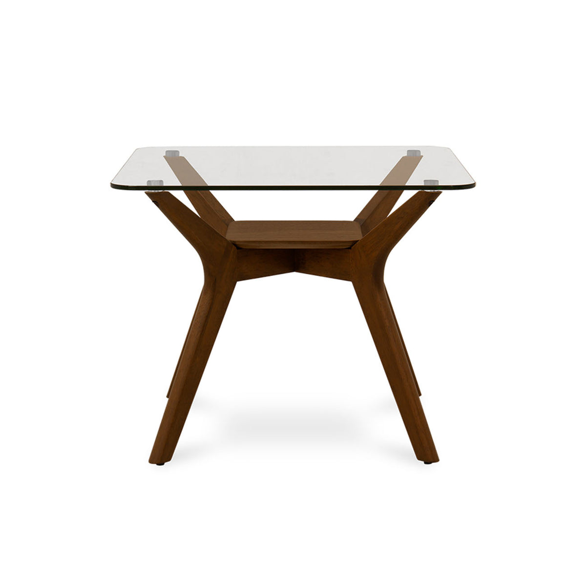 Mesa lateral modelo Ibe color nogal