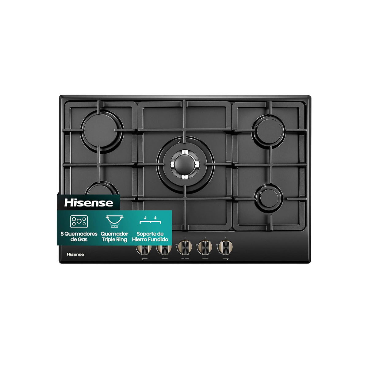 Parrilla hisense 76 cm gas
