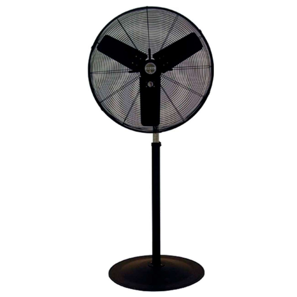 Ventilador de pedestal  brisa 30 pulgadas 3 velocidades aspa metálica color negro