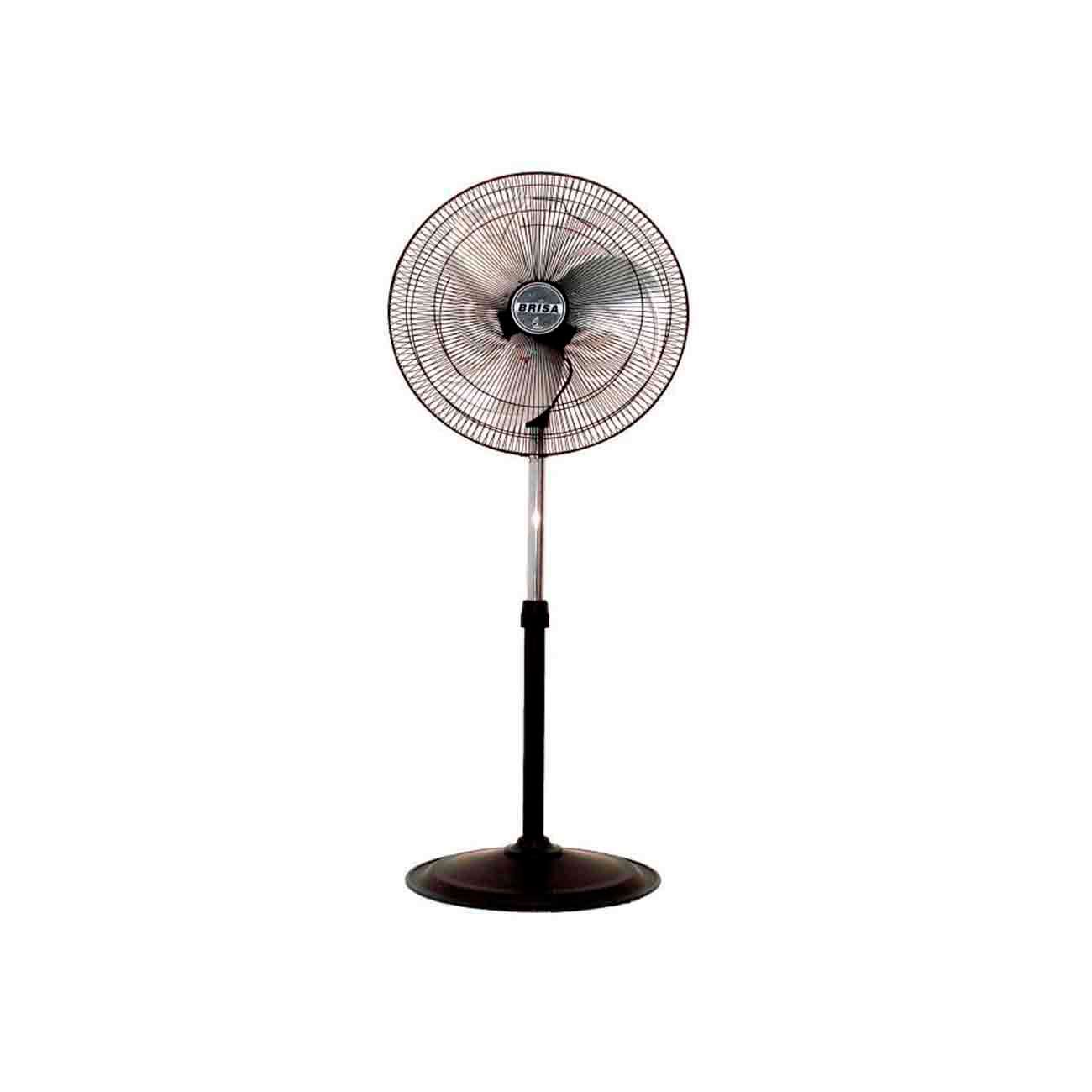 Ventilador de pedestal Brisa de 18 pulgadas 3 velocidades aspa  metálica color negro