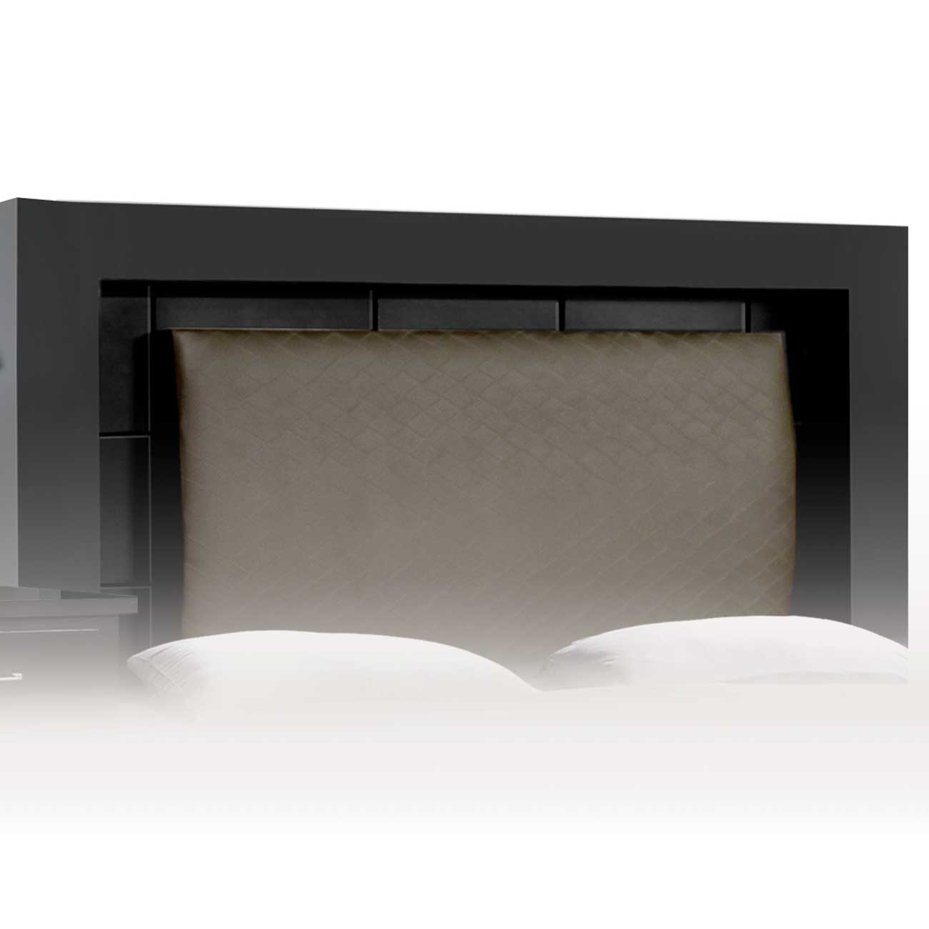 Cabecera mat Brighton en color chocolate