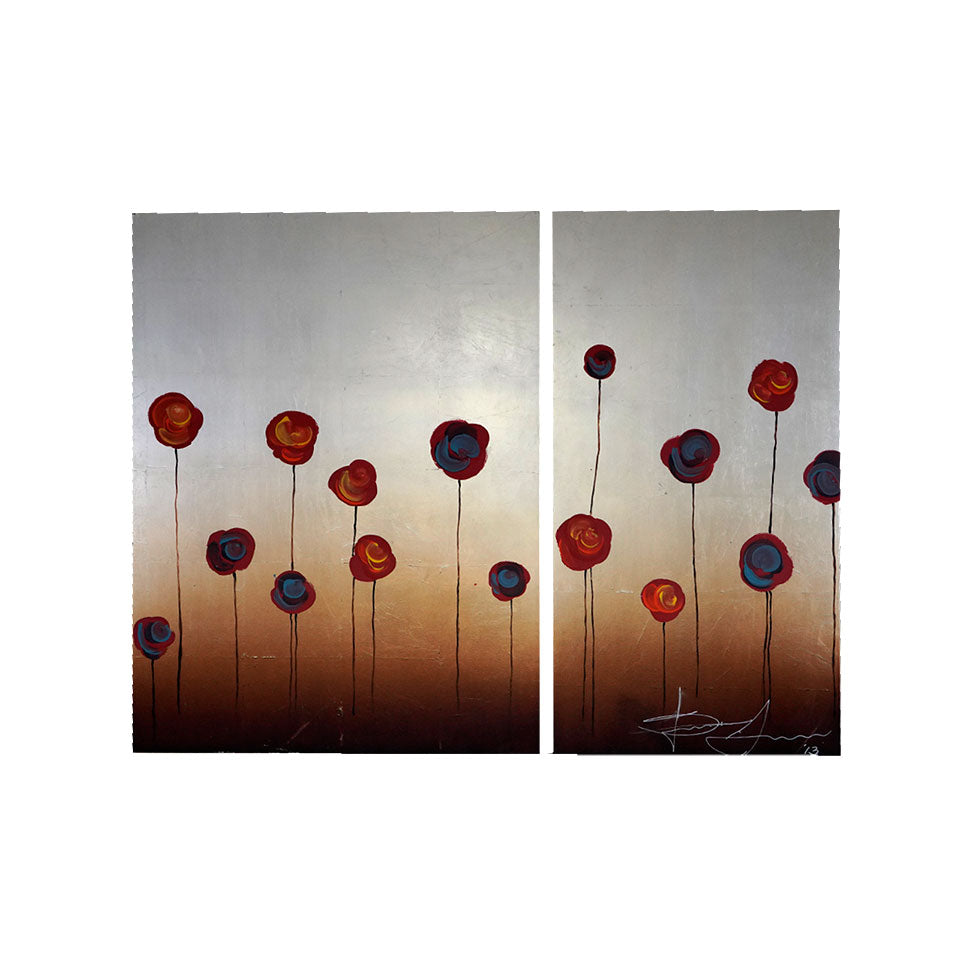 FLORES DE ENSUEÑO 100X160 CM