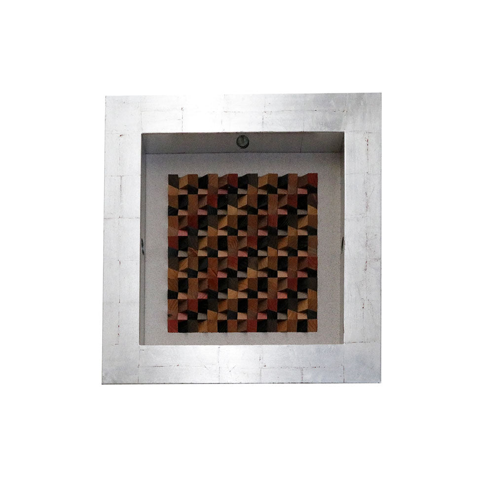 110X110 HOJA PLATA MADERITA COLORES