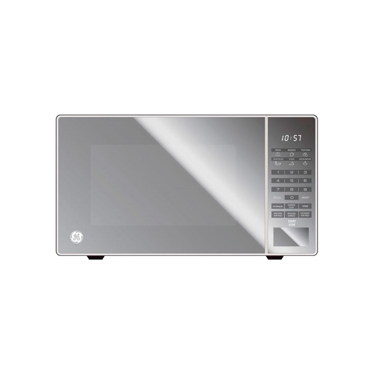 Horno de microondas g.e 1.1 p3 blanco espejo