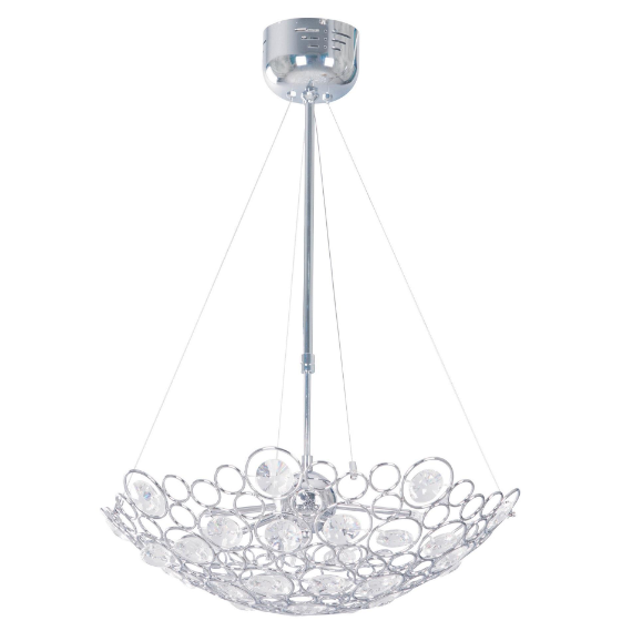 Lámpara colgante 9 luces con acabado